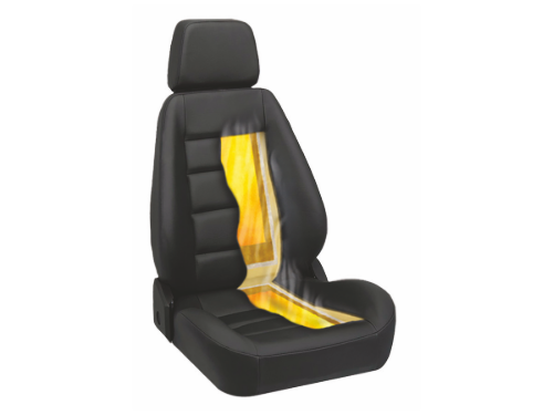 Seat Heater - Carbon Fiber - Large Kit