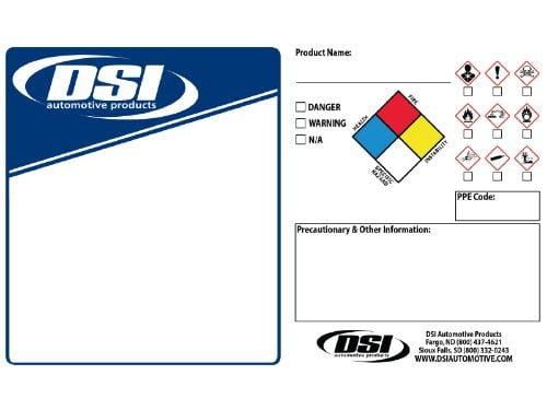 Picture of Secondary Safety Label - Generic